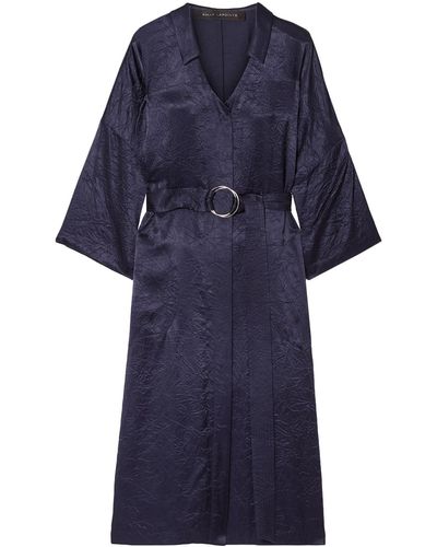 LAPOINTE Midi Dress - Blue