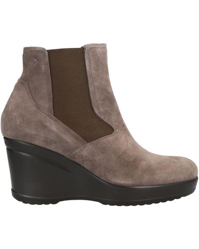 Samsonite Dove Ankle Boots Soft Leather - Brown