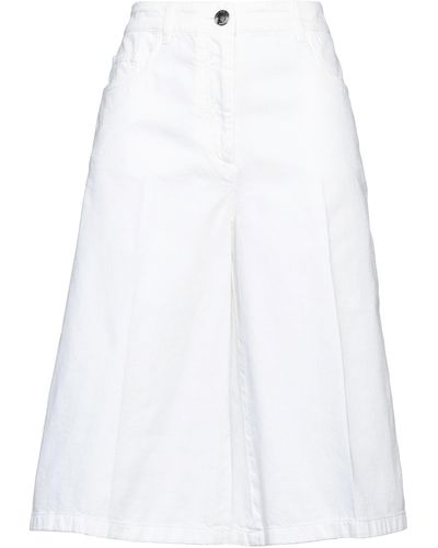 Boutique Moschino Denim Shorts - White