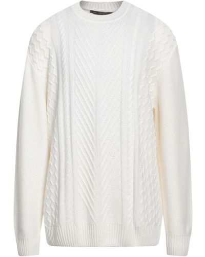 Low Brand Pullover - Weiß