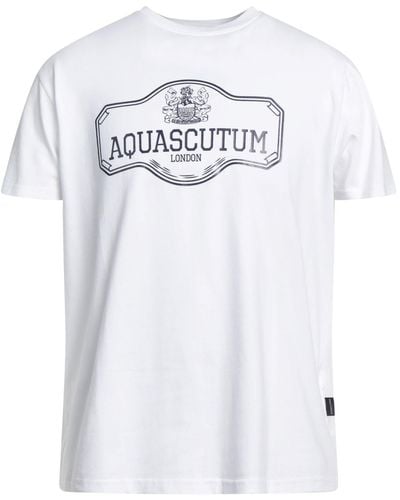 Aquascutum T-shirts - Weiß