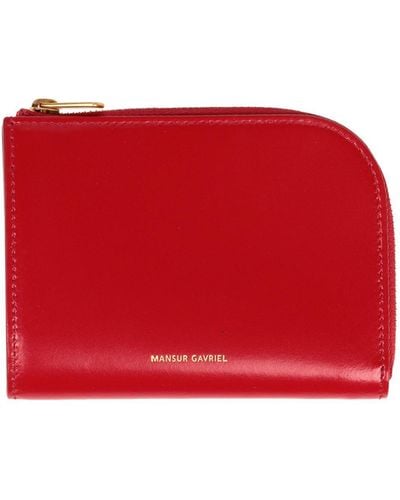 Mansur Gavriel Document Holder Soft Leather - Red