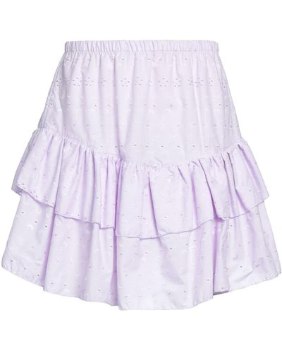 Odi Et Amo Mini Skirt - Purple
