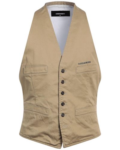 DSquared² Tailored Vest - Natural