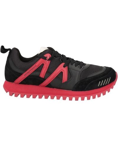Chaussures Rouge Emporio Armani pour homme | Lyst