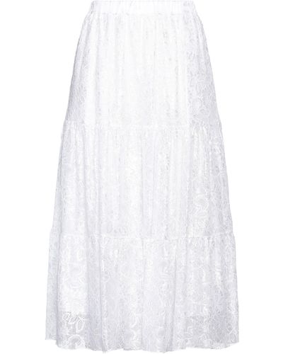 Carla G Midi Skirt - White