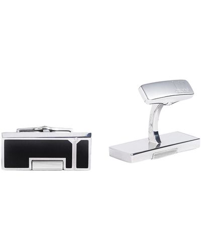 Dunhill Cufflinks And Tie Clips - White