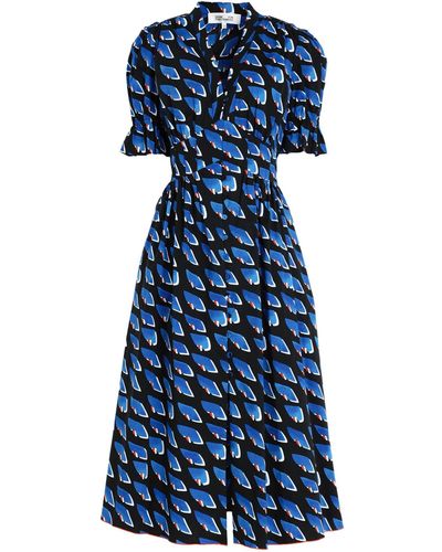 Diane von Furstenberg Vestido midi - Azul