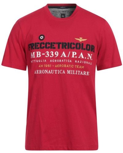 Aeronautica Militare T-shirts - Rot