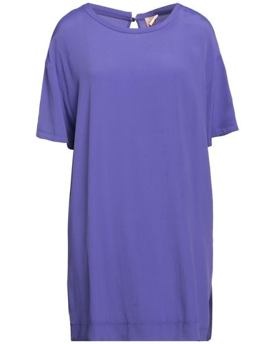 MÊME ROAD Short Dress - Purple