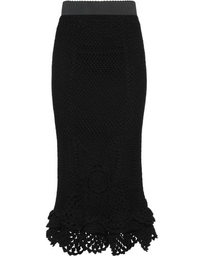 Dolce & Gabbana Midi Skirt - Black