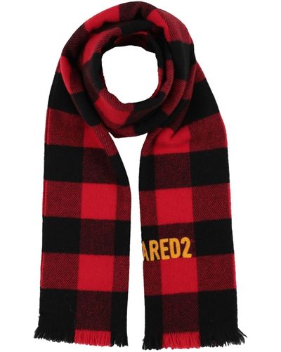 DSquared² Scarf Wool - Red