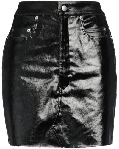 Rick Owens Denim Skirt - Black