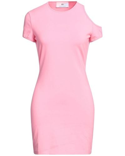 Chiara Ferragni Mini Dress Cotton, Elastane - Pink