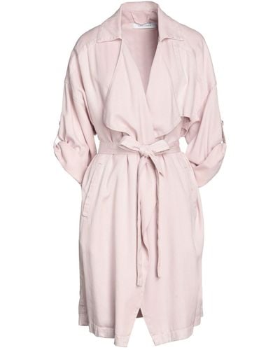 EMMA & GAIA Overcoat & Trench Coat - Pink