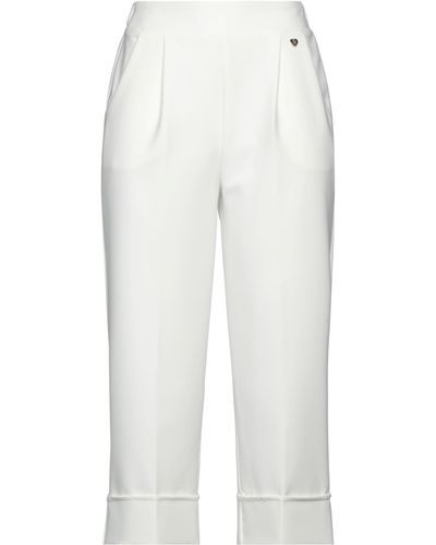 Rinascimento Cropped Trousers - White