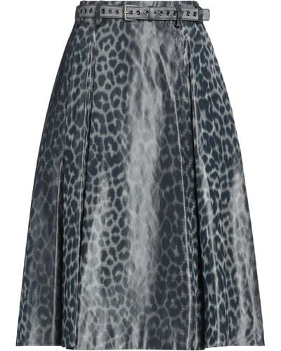 Dior Midi Skirt - Gray