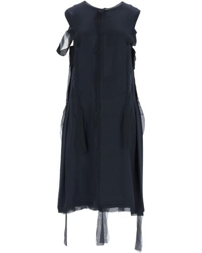 Maison Margiela Robe midi - Bleu