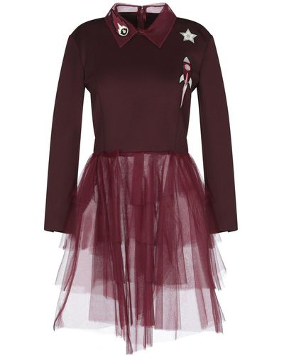 Frankie Morello Mini Dress - Purple