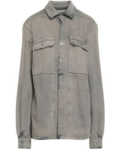 Rick Owens Denim Shirt - Grey