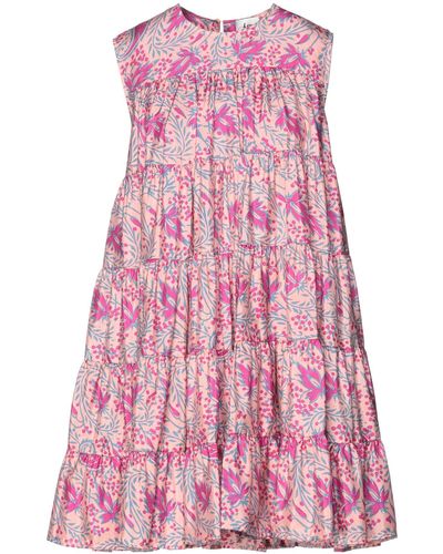 Attic And Barn Short Dress - Pink