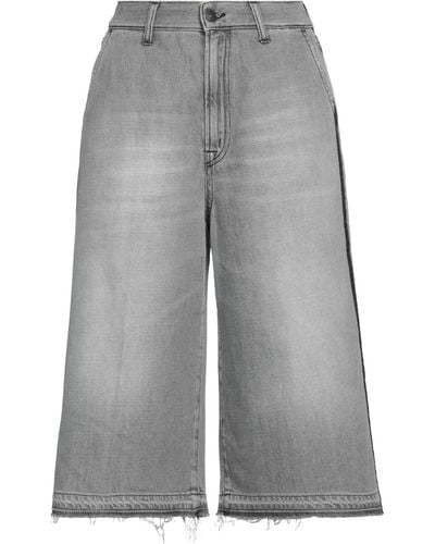 People Cropped Jeans - Grau