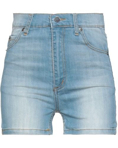 Cheap Monday Denim Shorts - Blue