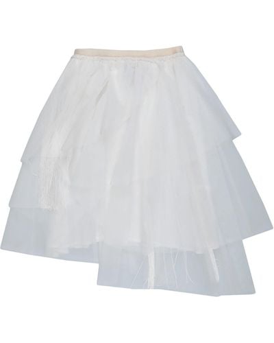 8pm Midi Skirt - White