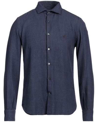 Brooksfield Shirt Cotton - Blue