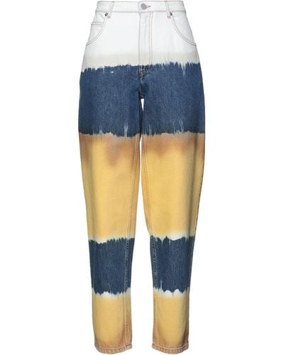 Alberta Ferretti Outlet: high-waisted carrot trousers - Yellow
