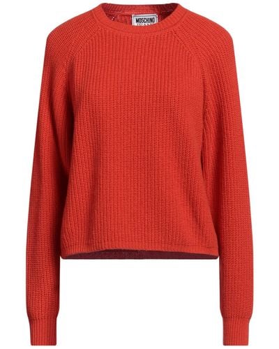 Moschino Jeans Pullover - Rojo