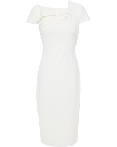 Badgley Mischka Midi-Kleid - Weiß
