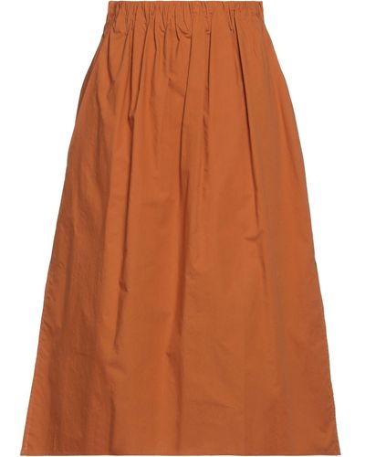 Caractere Midi Skirt - Orange