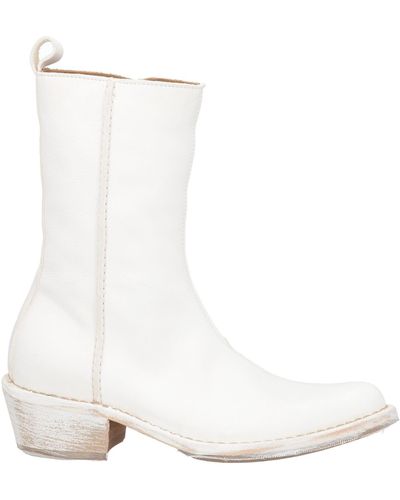 Moma Ankle Boots - White