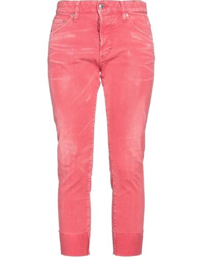 DSquared² Cropped-Hosen - Pink