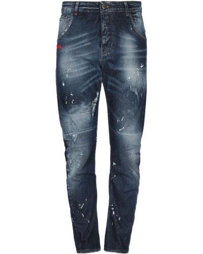 Frankie Morello Pantaloni Jeans - Blu
