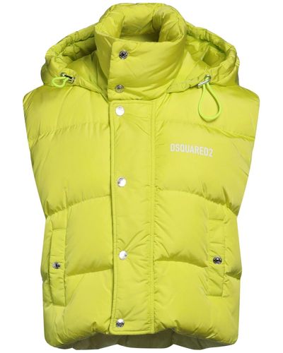 DSquared² Down Jacket - Yellow
