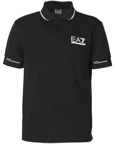 EA7 Poloshirt - Schwarz