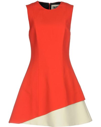 Fausto Puglisi Short Dress - Red
