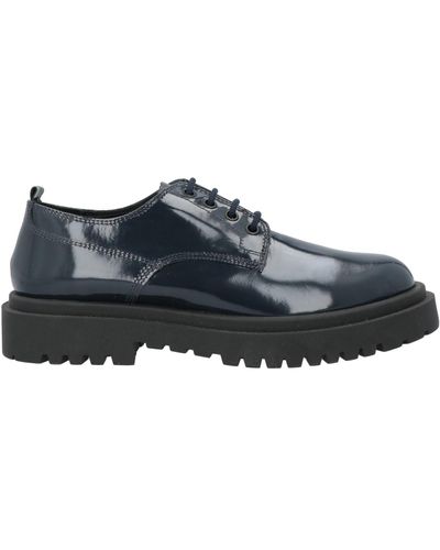 Manuel Ritz Midnight Lace-Up Shoes Leather - Gray