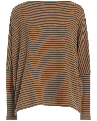 NEIRAMI Mustard Sweater Cotton, Acrylic, Viscose, Polyester, Elastane - Brown