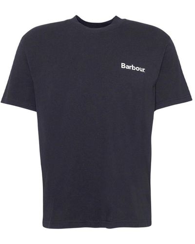 Barbour T-shirt - Blu