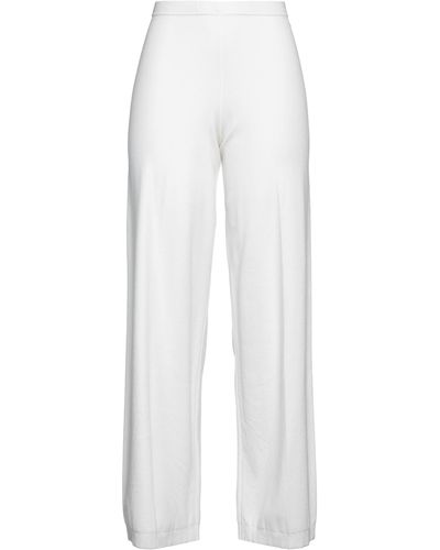 White NEERA 20.52 Pants, Slacks and Chinos for Women | Lyst