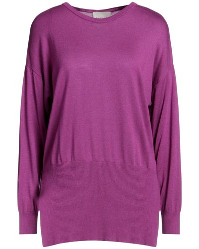 N.O.W. ANDREA ROSATI CASHMERE Sweater - Purple