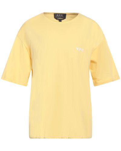 A.P.C. T-shirts - Gelb