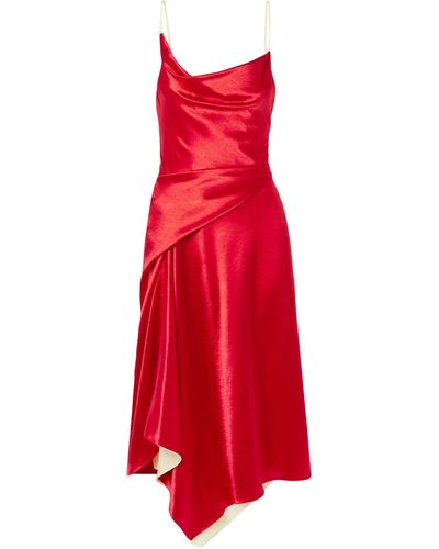 Sies Marjan Midi-Kleid - Rot