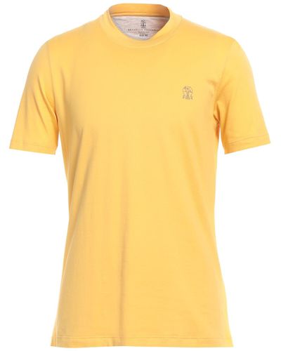 Brunello Cucinelli Camiseta - Amarillo