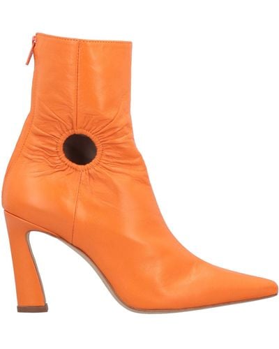 Kalda Ankle Boots - Orange