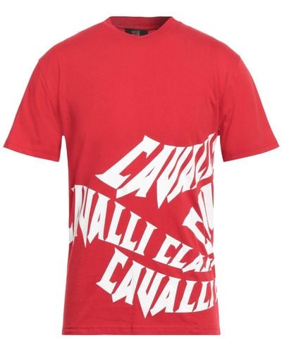 Class Roberto Cavalli Camiseta - Rojo
