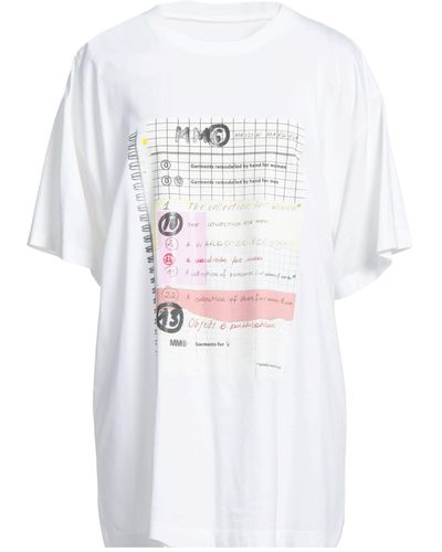MM6 by Maison Martin Margiela T-shirt - Bianco